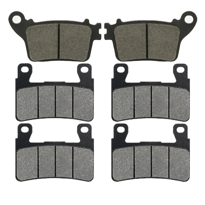 2 Kit plaquettes frein Av G, Av D et Ar Pour Kawasaki Ninja ZX-6R 636  de 2013 a 2026 - Image 2