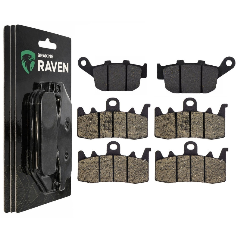 2 Kit plaquettes frein Av G, Av D et Ar Pour Kawasaki Z900 SE  de 2022 a 2026