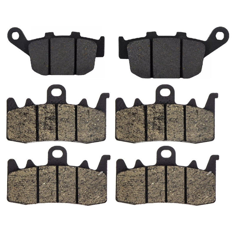 2 Kit plaquettes frein Av G, Av D et Ar Pour Kawasaki Z900 SE  de 2022 a 2026 - Image 2