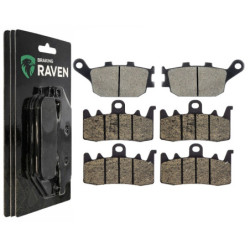 2 Kit plaquettes frein Av G, Av D et Ar Pour Kawasaki Z900 RS SE  de 2022 a 2026