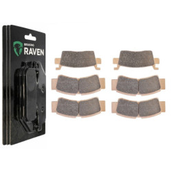 2 Kit plaquettes frein Av G, Av D et Ar Pour Kawasaki Teryx4 KRX 1000  de 2023 a 2023