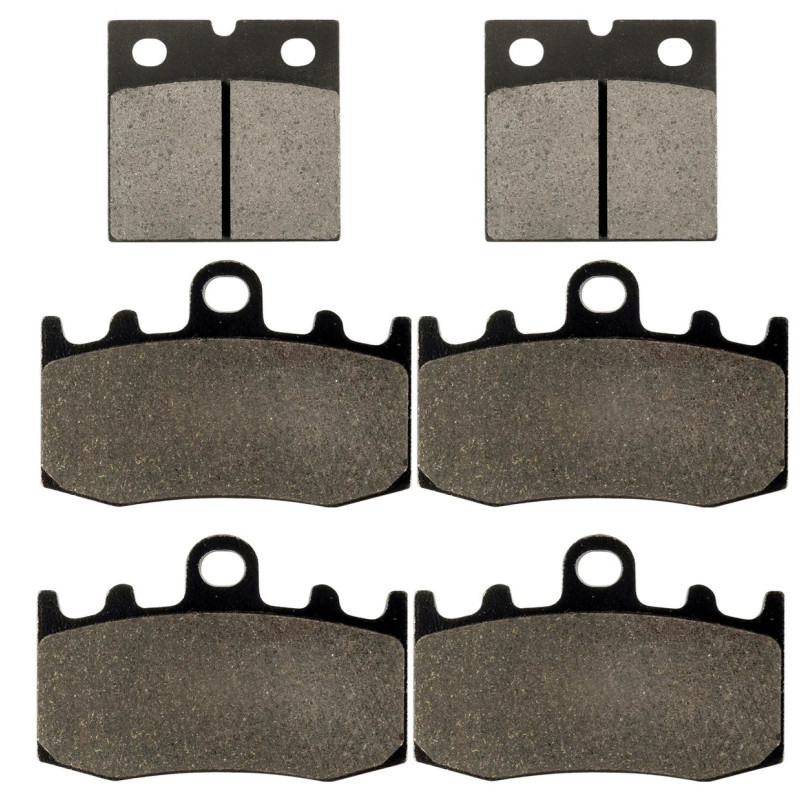 2 Kit plaquettes frein Av G, Av D et Ar Pour Kawasaki K 1200 RS  de 2000 a 2005 - Image 2