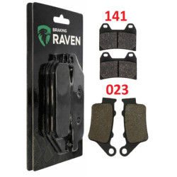 2 Kit plaquettes frein Avant et Arrière Pour Bmw G 650 Xmoto  de 2006 à 2007