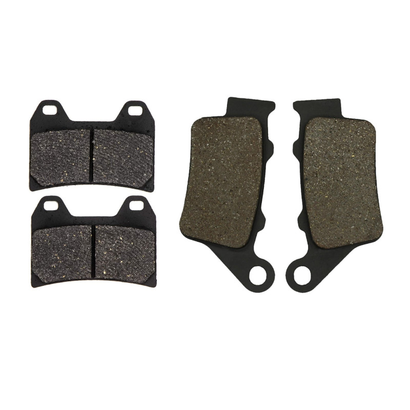 2 Kit plaquettes frein Avant et Arrière Pour Bmw G 650 Xmoto  de 2006 à 2007 - Image 2