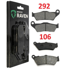 2 Kit plaquettes frein Avant et Arrière Pour Bmw HP2 1200 Enduro  de 2004 à 2009