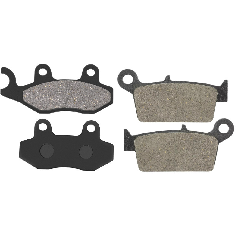 2 Kit plaquettes frein Av G, Av D et Ar Pour Kawasaki KLX 250  de 2018 à 2020 - Image 2