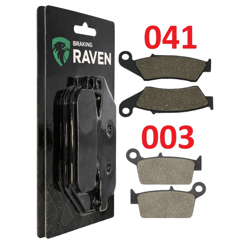 2 Kit plaquettes frein Av G, Av D et Ar Pour Kawasaki D-Tracker 250  de 1999 à 1999