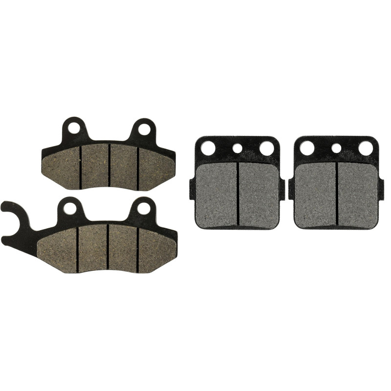 2 Kit plaquettes frein Av G, Av D et Ar Pour Kawasaki KLX 140R F  de 2023 à 2026 - Image 2