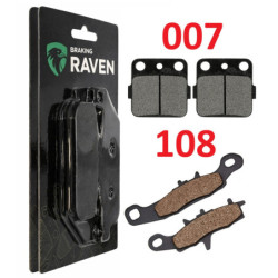 2 Kit plaquettes frein Av G, Av D et Ar Pour Kawasaki KX 112  de 2024 à 2024