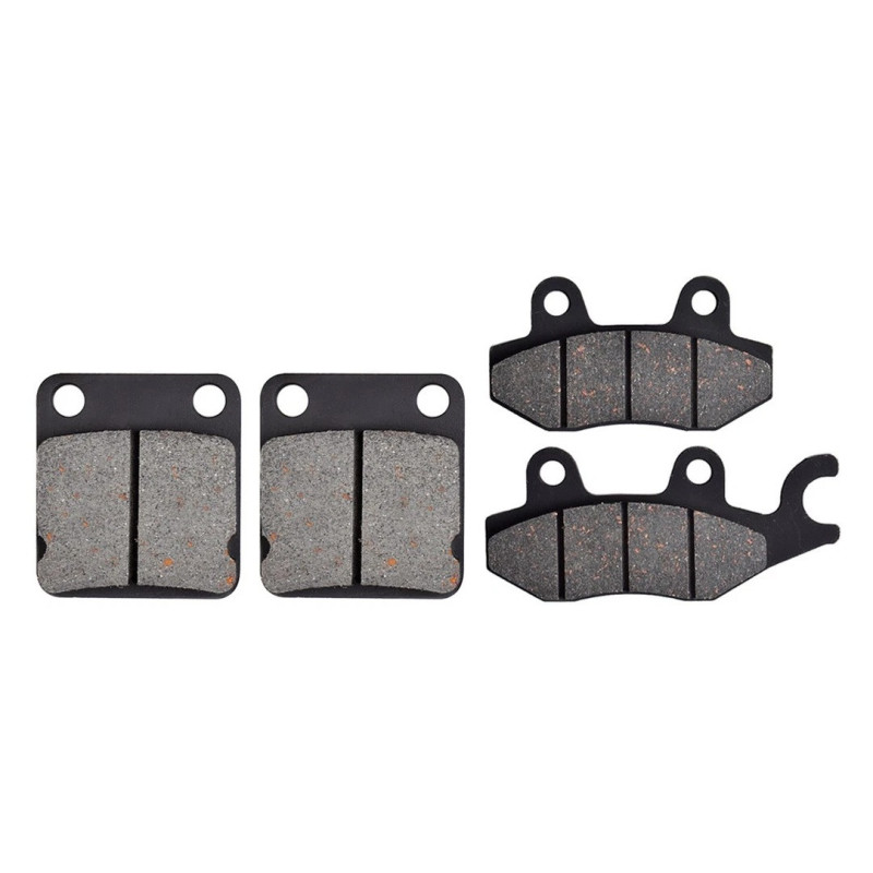 2 Kit plaquettes frein Av G, Av D et Ar Pour Kawasaki W230 BJ 230  de 2025 à 2026 - Image 2