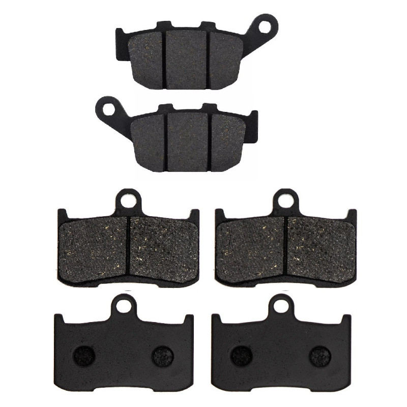 2 Kit plaquettes frein Av G, Av D et Ar Pour Triumph Daytona 675  de 2006 a 2008 - Image 2