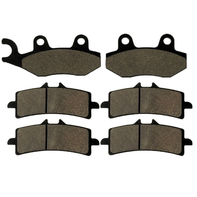2 Kit plaquettes frein Av G, Av D et Ar Pour Triumph Tiger 1200 Explorer Xca XCx XR XRt de 2012 a 2020 - Image 2
