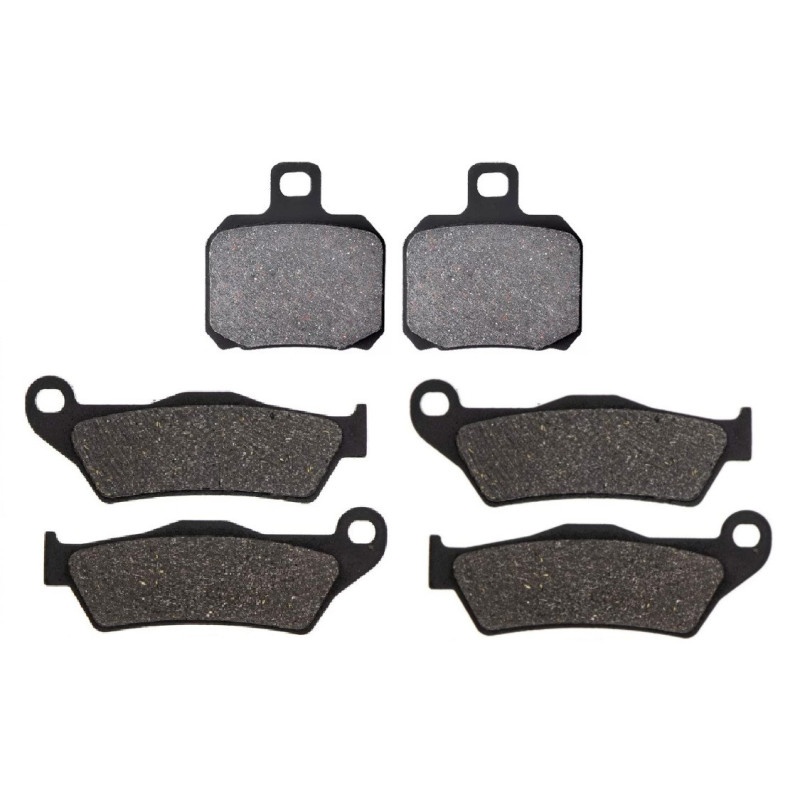 2 Kit plaquettes frein Av G, Av D et Ar Pour Ducati Multistrada 620 Dark de 2006 a Nc - Image 2