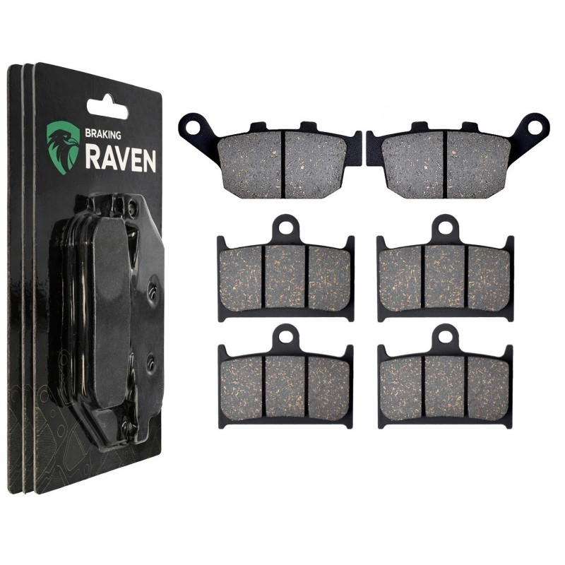 2 Kit plaquettes frein Av G, Av D et Ar Pour Triumph Speedfour 600  de 2002 a 2005