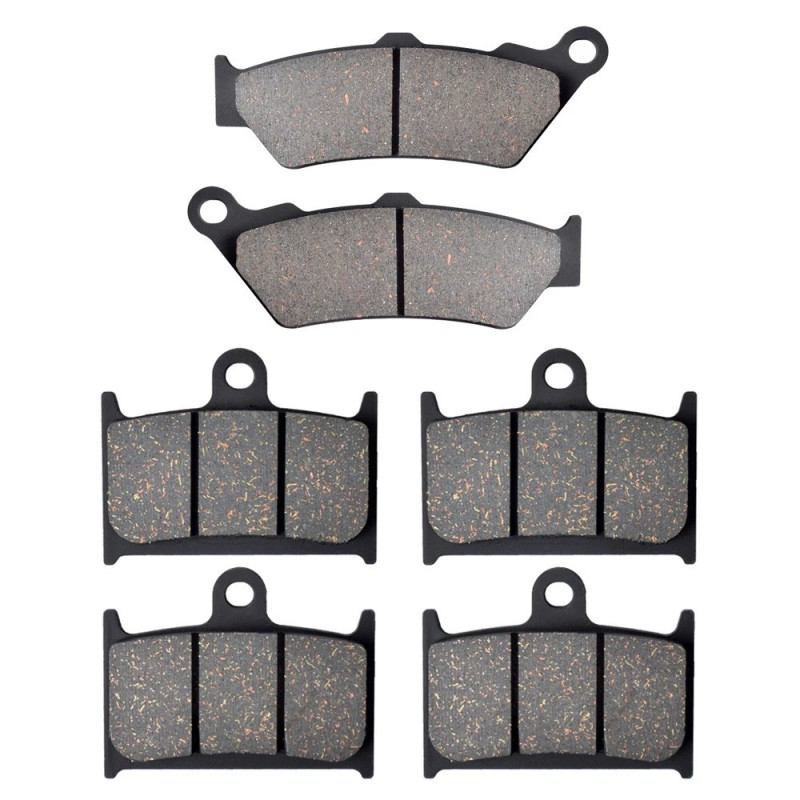2 Kit plaquettes frein Av G, Av D et Ar Pour Triumph Thunderbird 1600  de 2009 a 2018 - Image 2