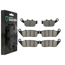 2 Kit plaquettes frein Av G, Av D et Ar Pour Triumph Tiger 800 toute version de 2011 a 2020