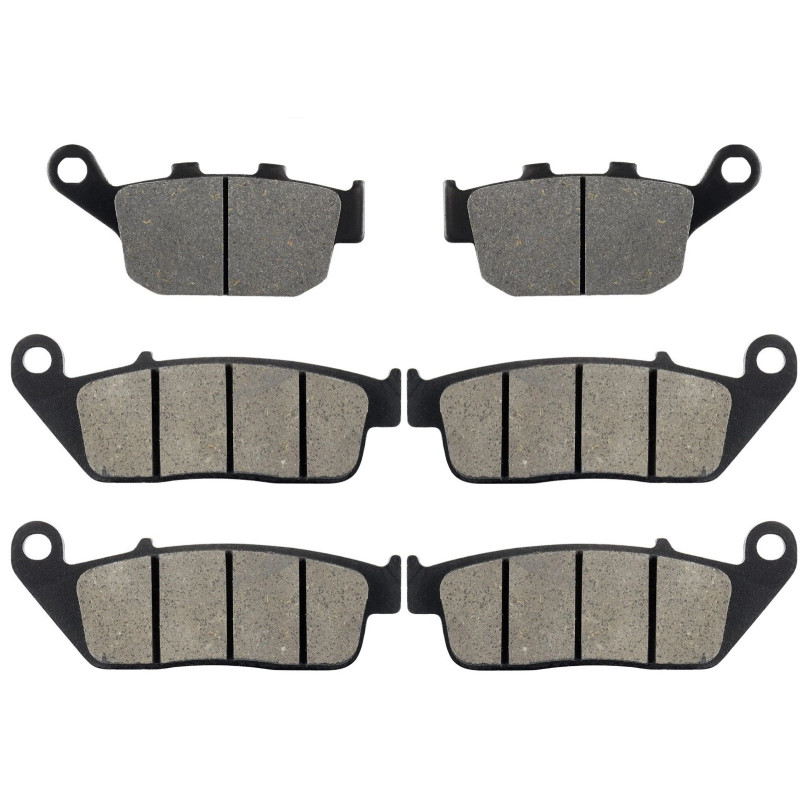 2 Kit plaquettes frein Av G, Av D et Ar Pour Triumph Trident 660  de 2021 a Nc - Image 2