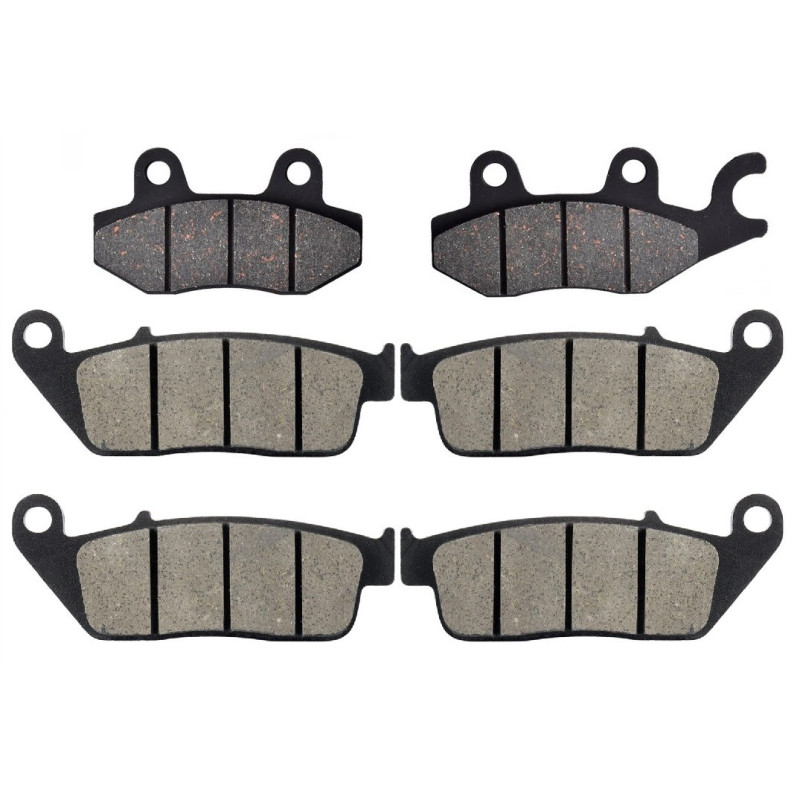 2 Kit plaquettes frein Av G, Av D et Ar Pour Triumph Tiger 855 i de 1992 a 1999 - Image 2