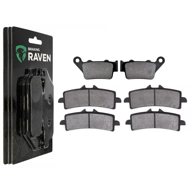2 Kit plaquettes frein Av G, Av D et Ar Pour Triumph Tiger 900 GT Low Pro Rally Pro de 2020 a 2021