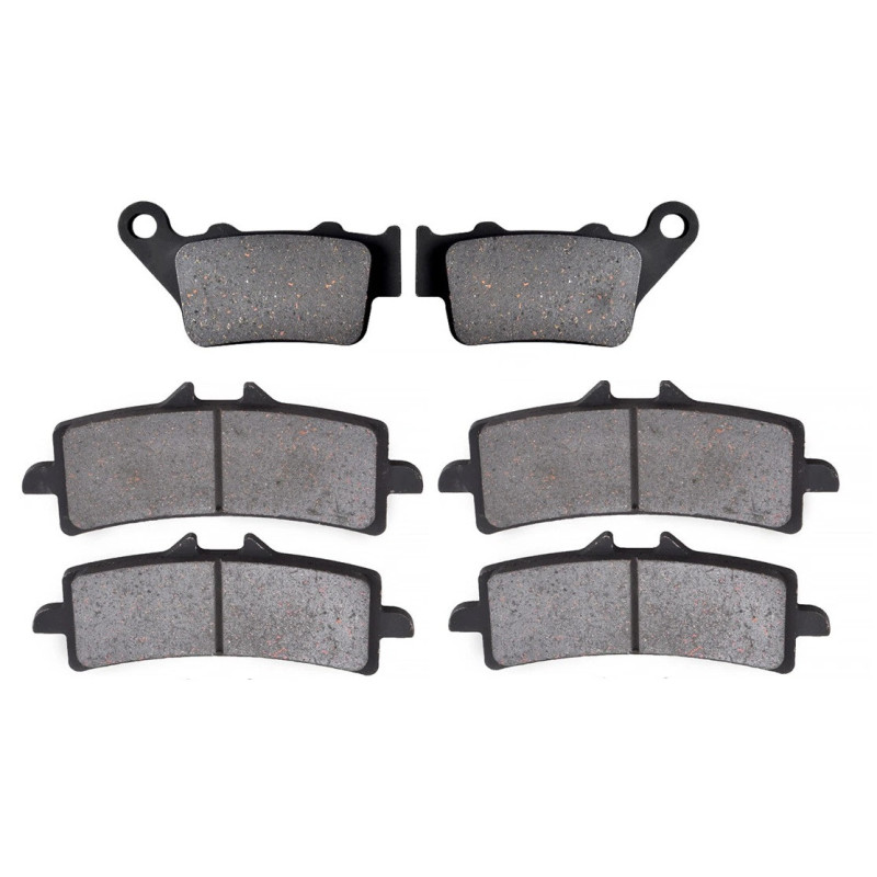 2 Kit plaquettes frein Av G, Av D et Ar Pour Triumph Tiger 900 GT Low Pro Rally Pro de 2020 a 2021 - Image 2