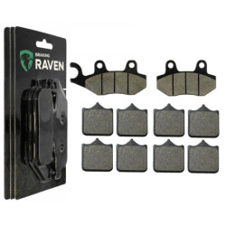 2 Kit plaquettes frein Av G, Av D et Ar Pour Triumph Speed Triple 1050  de 2011 a 2016