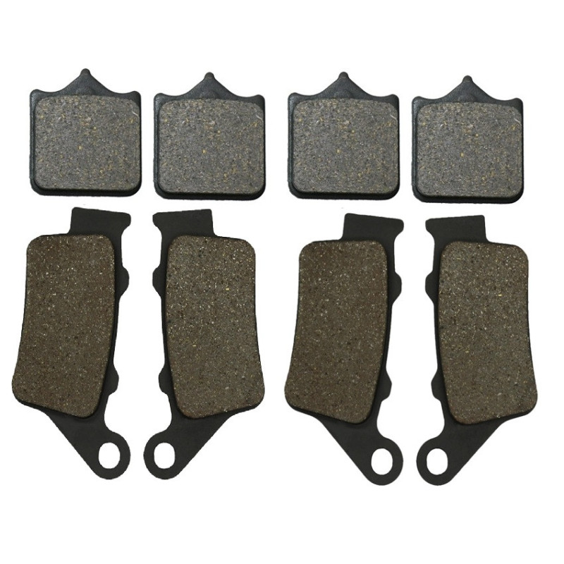 2 Kit plaquettes frein Av G, Av D et Ar Pour Triumph Daytona 765 Moto 2 de 2020 a Nc - Image 2