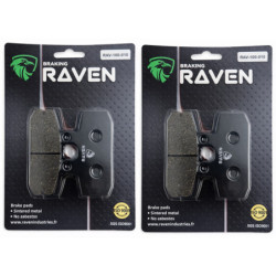 2 Kit plaquettes frein Av Ga et Av Dr Pour Malaguti RS 500 Spidermax de 2009 à Nc