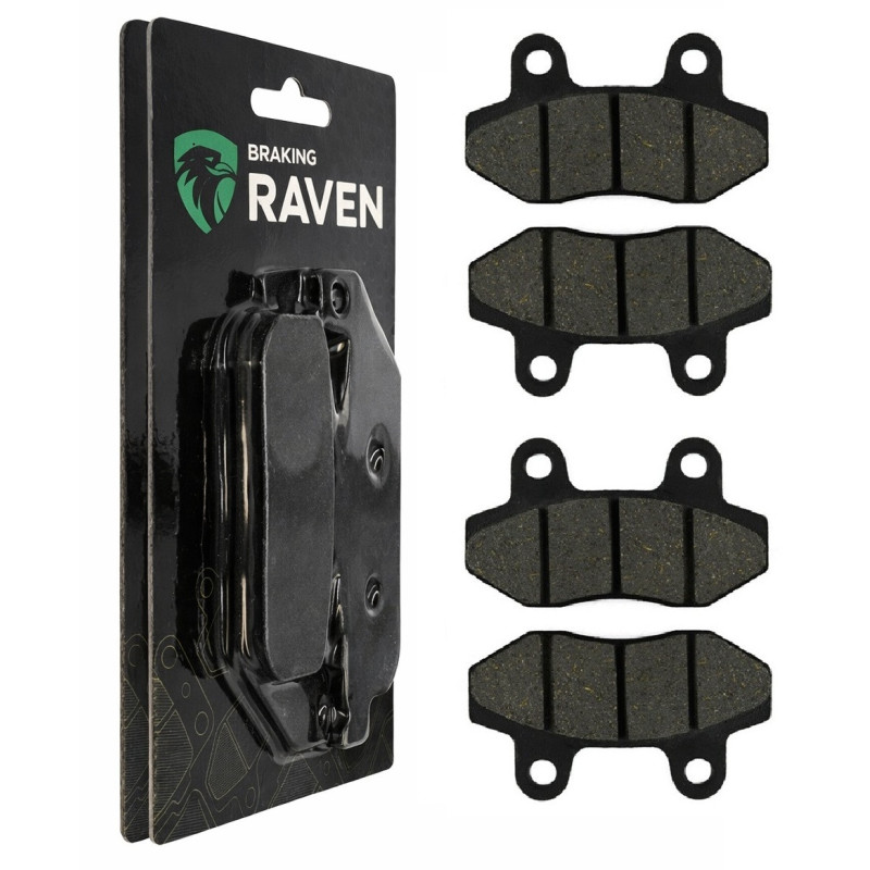 2 Kit plaquettes frein Av Ga et Av Dr Pour Italjet Grifon 650 59 de 2006 à Nc