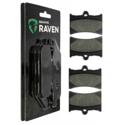 2 Kit plaquettes frein Av Ga et Av Dr Pour Gilera Nordwest 600  de 1991 à Nc