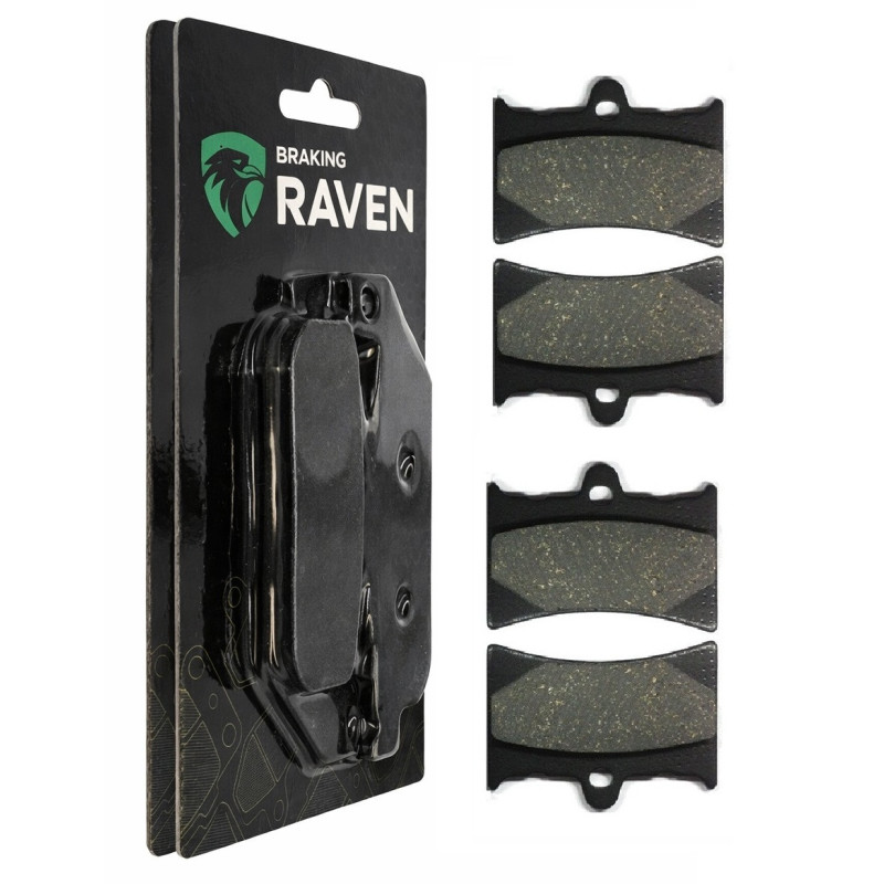2 Kit plaquettes frein Av Ga et Av Dr Pour Gilera Nordwest 600  de 1991 à Nc