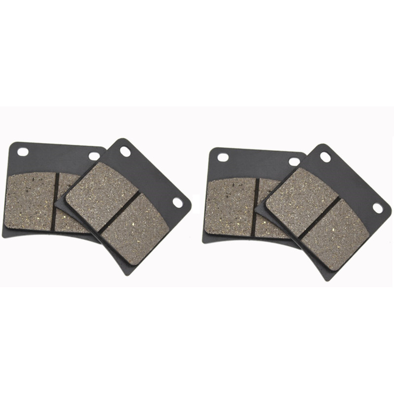 2 Kit plaquettes frein Av Ga et Av Dr Pour Suzuki GSX 1100 F  de 1988 à 1994 - Image 2