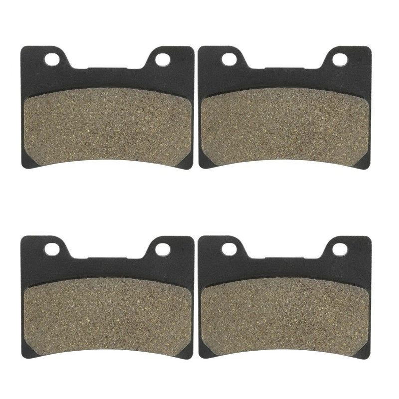 2 Kit plaquettes frein Av Ga et Av Dr Pour Yamaha FZR 1000 EXUP de 1989 à 1990 - Image 2