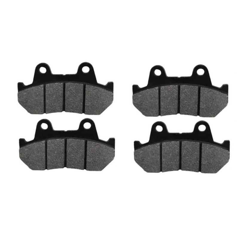 2 Kit plaquettes frein Av Ga et Av Dr Pour Honda GL 500 Silver Wing  de 1981 à 1982 - Image 2