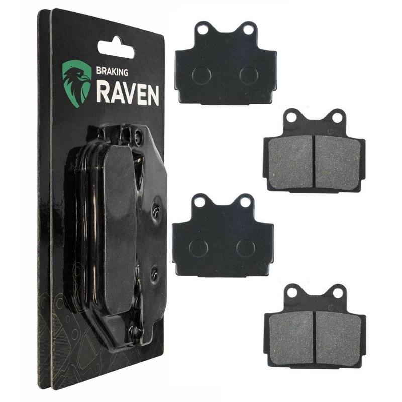 2 Kit plaquettes frein Av Ga et Av Dr Pour Yamaha RZR 250  de 1990 à Nc
