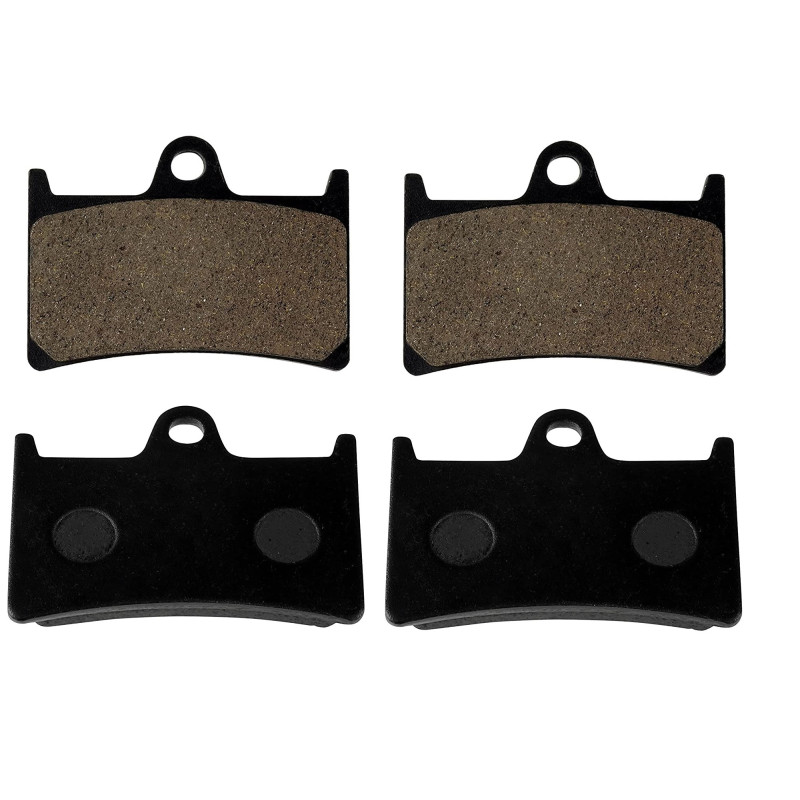 2 Kit plaquettes frein Av Ga et Av Dr Pour Yamaha YZF R6S 600  de 2006 à 2009 - Image 2