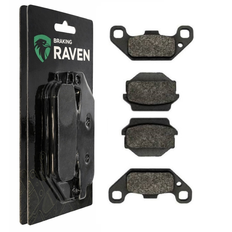 2 Kit plaquettes frein Av Ga et Av Dr Pour Suzuki LT-R 250 QuadRacer  de 1985 à 1992