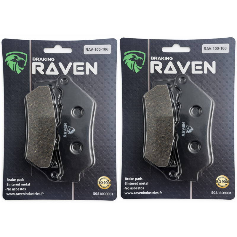 2 Kit plaquettes frein Av Ga et Av Dr Pour Bmw F 900 GS Adventure  de 2024 à 2025