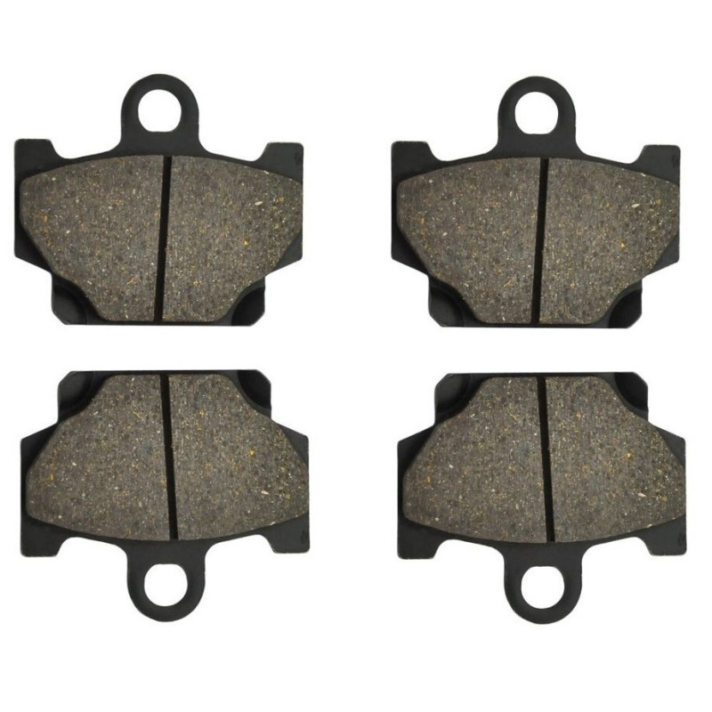 2 Kit plaquettes frein Av Ga et Av Dr Pour Yamaha RZ 350  de 1984 à 1985 - Image 2