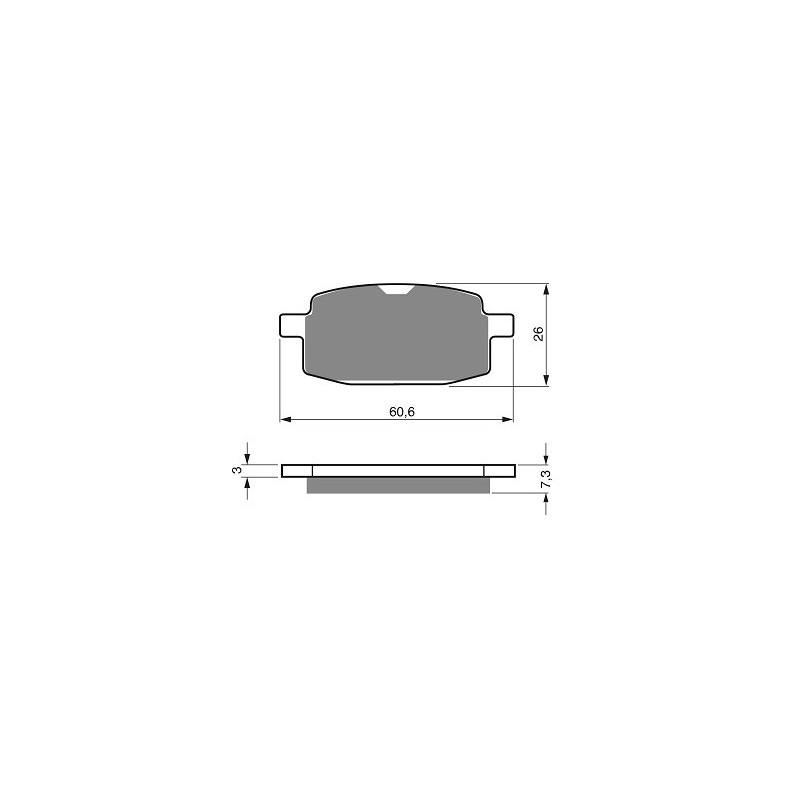 2 Kit plaquettes frein Av Ga et Av Dr Pour Quadzilla WK 110  de 2005 à 2008 - Image 3