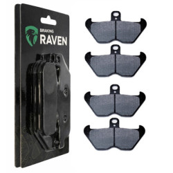 2 Kit plaquettes frein Av Ga et Av Dr Pour Bmw R 80 R  de 1991 à 1995