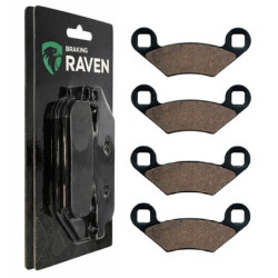 2 Kit plaquettes frein Av Ga et Av Dr Pour Polaris Sportsman 450  de 2006 à 2020