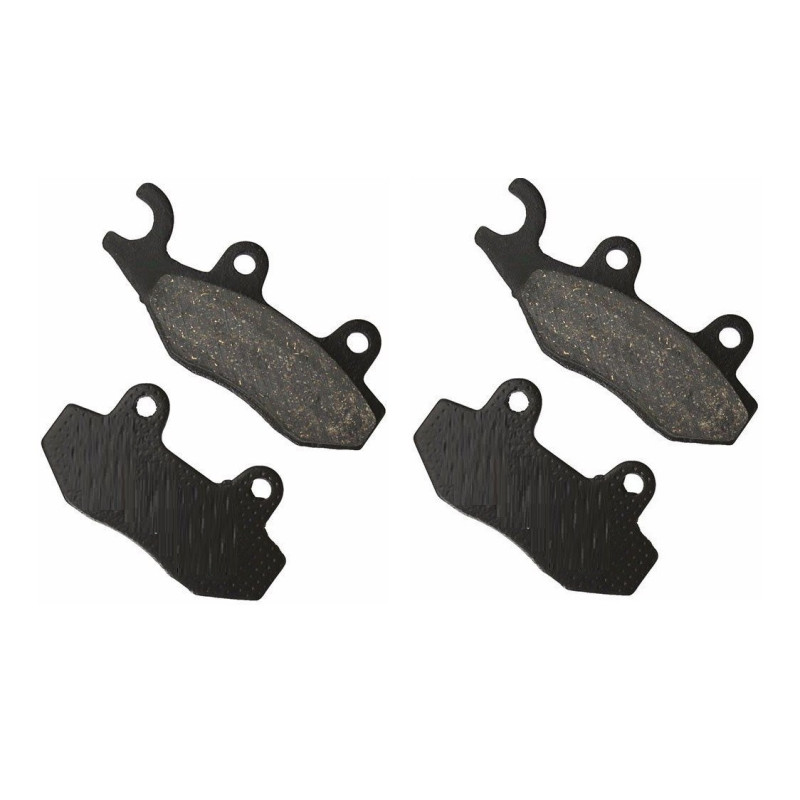 2 Kit plaquettes frein Av Ga et Av Dr Pour Pgo TR-3 150  de 2002 à 2009 - Image 2