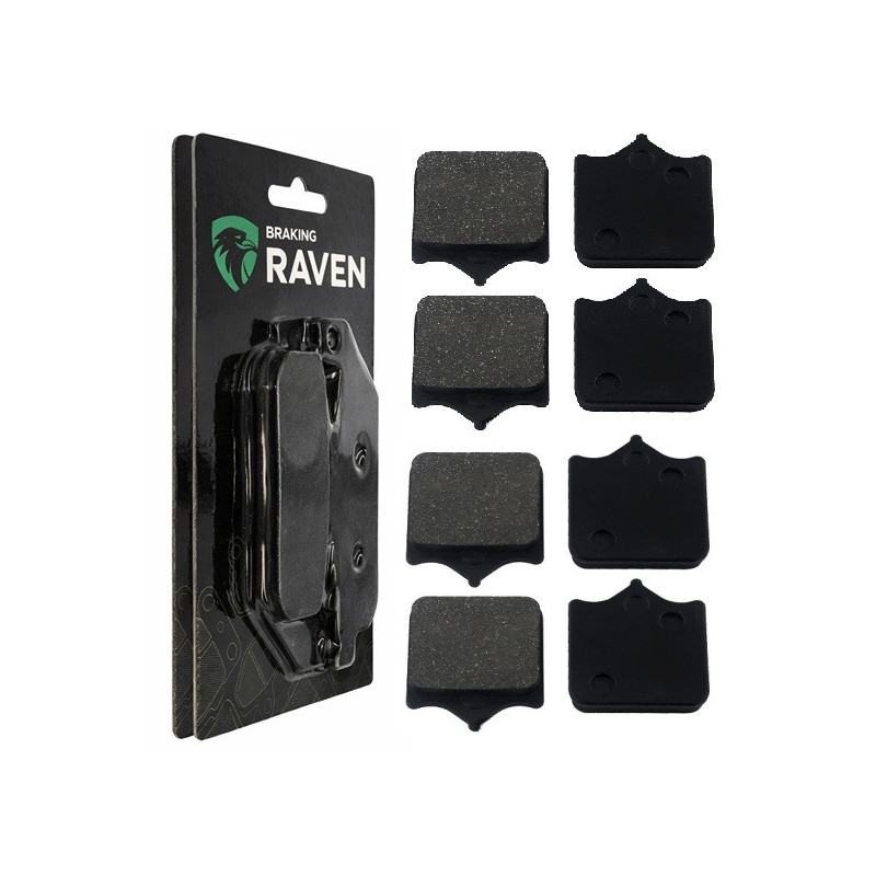 2 Kit plaquettes frein Av Ga et Av Dr Pour Benelli 2-UE 750  de 2007 à Nc