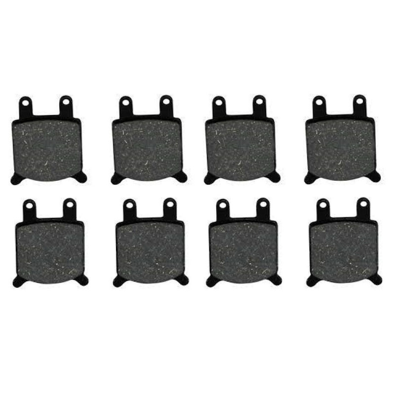 2 Kit plaquettes frein Av Ga et Av Dr Pour Gilera RV 125  de 1986 à Nc - Image 2