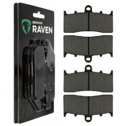 2 Kit plaquettes frein Av Ga et Av Dr Pour Bmw K 1300 R  de 2007 à 2015