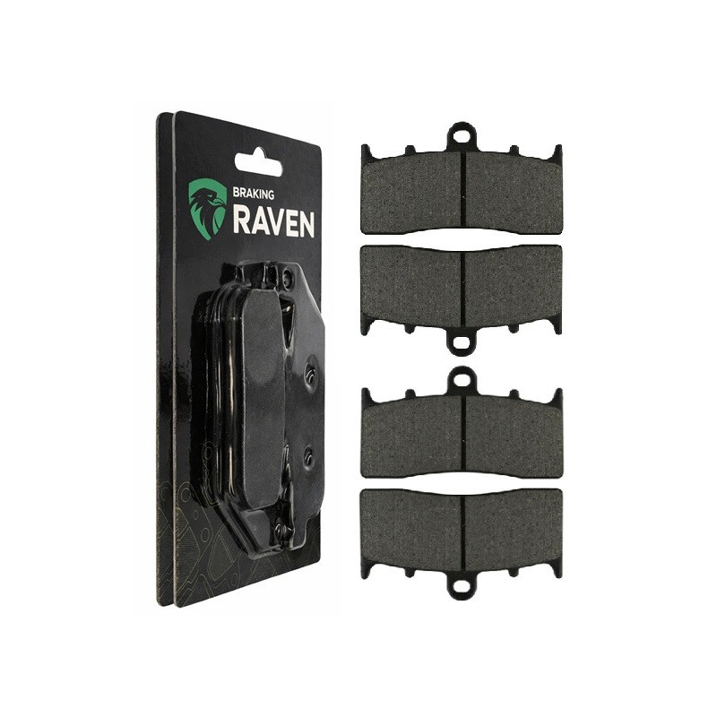 2 Kit plaquettes frein Av Ga et Av Dr Pour Bmw R 1150 R  de 1999 à 2006