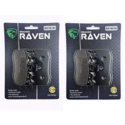2 Kit plaquettes frein Av Ga et Av Dr Pour Bmw HP2 1200 Megamoto  de 2006 à 2010