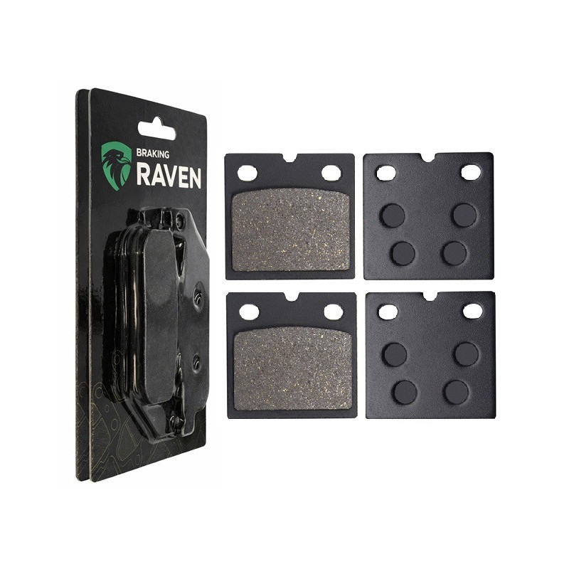 2 Kit plaquettes frein Av Ga et Av Dr Pour Bmw R 65 LS de 1981 à 1985
