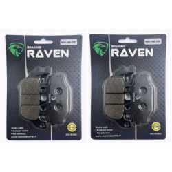 2 Kit plaquettes frein Av Ga et Av Dr Pour Kymco MXU 250  de 2004 à 2010