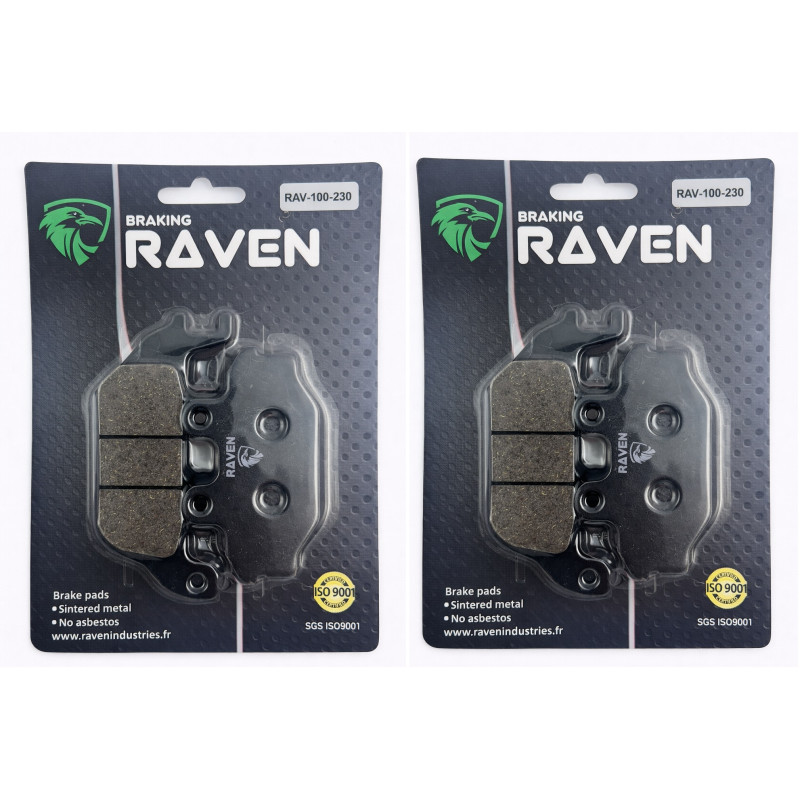 2 Kit plaquettes frein Av Ga et Av Dr Pour Kymco MXU 500 i de 2006 à 2016